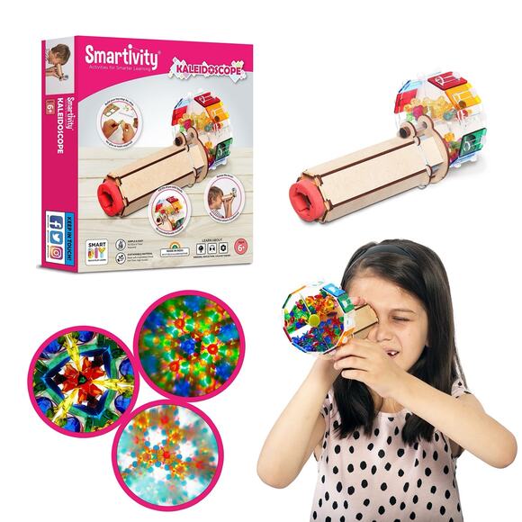 NEW Smartivity Kaleidoscope Toy Kit DIY Fun Educational Learning STEM Science 6+ - Picture 3 of 12